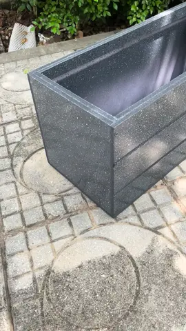 Chậu trồng cây màu ghi giả đá kích thước 60x25x25cm#chậucaycanh#bểcáthuỷsinh #câycảnh 