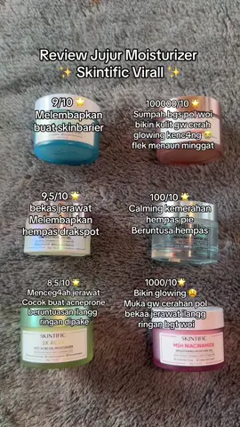 review jujur moisturizer skintific savee and sharee 🥳 #moisturizerviralno1 #moisturizeruntukkulitberminyak #skintificmoisturizerbrightening #skintificmoisturizer #4uuu 