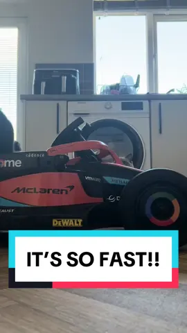 ITS SO FAST!🏎️💨 #formula1 #f1 #formulaone #mclaren #mcl60 #cat #ragdoll #ragdollcat #blackcat 