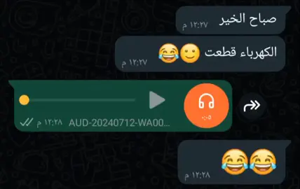 لما الكهرباء تقطع الصبح 🙂😂😂#الشعب_الصيني_ماله_حل😂😂 #فويسات_واتس #حالات_واتس #ريكوردات #ريكوردات_واتس #تصميمي #fypシاكسبلورexplore #viral #explore #fyp 