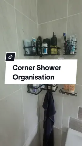 Transform your shower corners into clutter-free zones! 🧼✨ This 5-piece adhesive shower rack set is perfect for tiles and glass, keeping your essentials organised without any drilling. #showerstorage #bathroomorganisation #cornerstorage #summersale #adhesiveorganiser #tiktokmademebuyit 