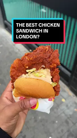 This for me is top 3 chicken sandwiches in London! Hot Bird in Hounslow serving the craziest Nashville spiced chicken about. How did they make a chicken breast so juicy😳 #food #Foodie #chicken #burger #nashville #london #streetfood #viral #fyp 
