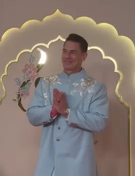 WWE legend #JohnCena arrives for the Anant Ambani-Radhika Merchant Wedding! 🤍