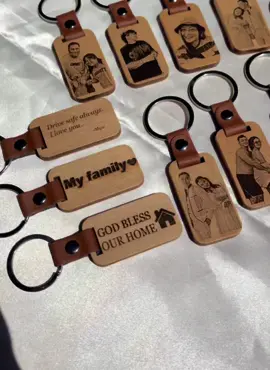 Personalized wooden keychain! ✨ Laser-engraved ❤️ #fyp #giftideas #personalizedgifts #trending #keychain 