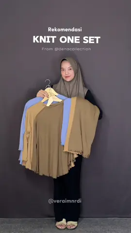 60ribu udah dapet Knit One Set cakep kaya gini😭 nyaman bet di pakenya adem✨ @denacollection #outfitideas #outfitinspo #knitwear #knitoneset #onesetmurah #outfitinspiration 