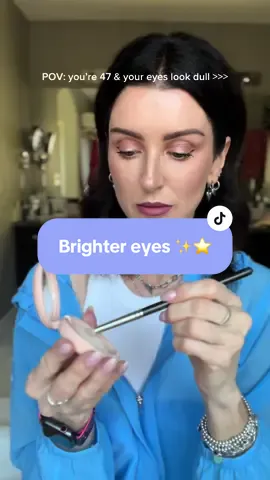 ✨My favourite everyday makeup tip for brighter eyes!  Inner corner highlight instantly brightens and opens up the eyes💫  This works really well for more mature eyes & hooded eyes to open them up so they appear bigger and more awake ⭐️ Linked on my LTK  #MakeupTips  #InnerCornerHighlight #EverydayGlam #hoodedeyes #maturemakeup @Rare Beauty 