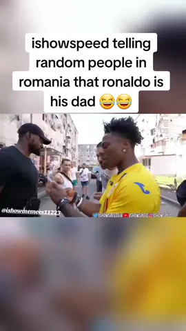 speed claiming ronaldo is his dad 😂😂 #ishowspeed #speed #speedinromania #romania🇷🇴 #ronaldo#portugal#EURO2024 #ishowpseedclipz #viral #trending #fyp #foryou #foryoupage 