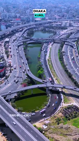 পাখির চোখে ঢাকা। Kuril। Gulshan।   #Kuril #Gulshan #Dhaka #DhakaBangladesh #dhakacity #dronevideo #Purbachal 
