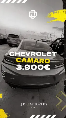 Chevrolet Camaro por 3.900€ en Dubai 💀 Lo veis una unidad rentable si sumamos todos los costes? #dubai #coches #camaro #chevrolet #camarozl1 #negocios #emprendimientos #cochesdeportivos #subasta