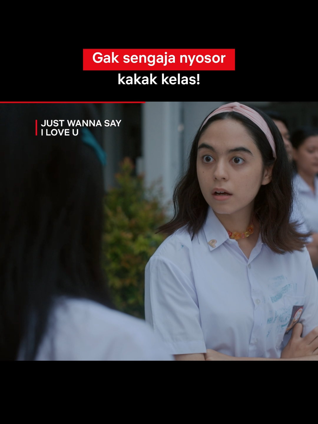 Langsung digosipin sama satu sekolah deh~ #Netflix #JustWannaSayILoveU #YasaminJasem #EmyrRazan