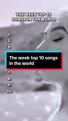 The week top 10 songs in the world #top10 #top #songs #sabrinacarpenter #billieeilish #hozier #bensonboone #kendricklamar #chappellroan #music #fyp #pourtoi 