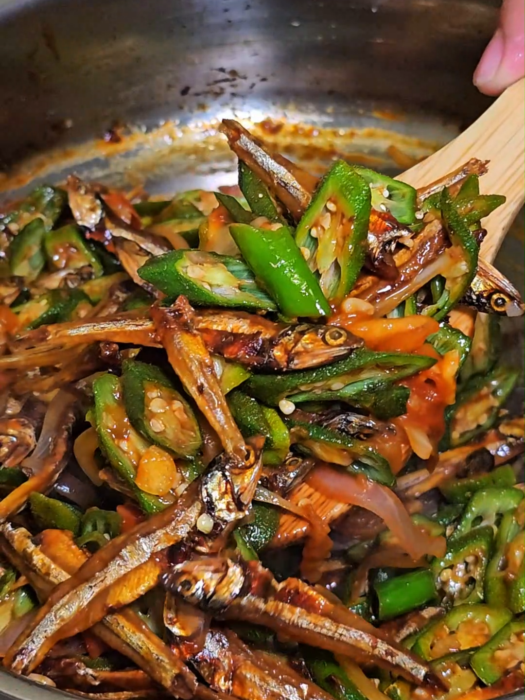 Okra Dilis, sarap nito sa kanin! #okradilis #cookingtripco #filipinofood #food #foryou #fyp #lutongbahay