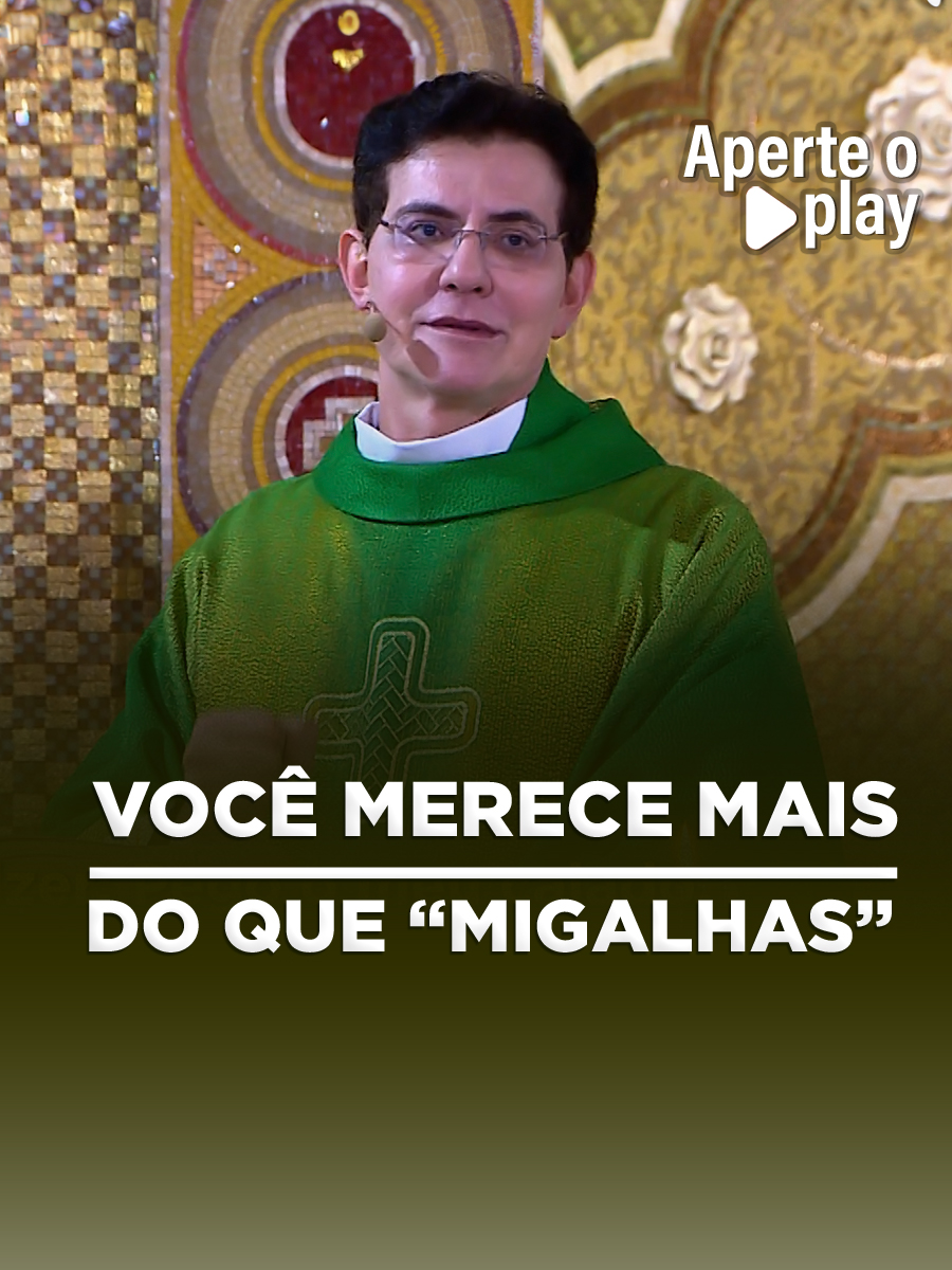 VOCÊ MERECE MAIS DO QUE “MIGALHAS” #mensagemdedeus #mensagemdereflexão #reflexãopadrereginaldomanzotti #PadreReginaldoManzotti #foryou #fyp