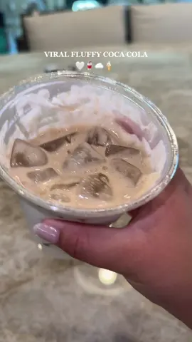 made the viral fluffy coca-cola and 😮‍💨🥤☁️ SO GOOD! the longer you let it sit, the mire marshmallow-y it gets😋 IB: @mikayla mcneany #fluffycoke #cocacola #fluffycocacola #drinkrecipe #drink #marshmallowfluff #dirtysoda #sodarecipe #summerdrink 