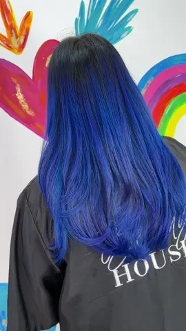 Balauage azul oscuro 🫶🏻✨