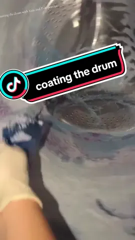 coating the drum in my old washer! so yummy and satisfying #CapCut #onthisday #washing #asmr #tide #xtra 