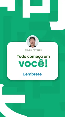 Tudo começa em você! #terapia #terapiaoriental #medicinaoriental #medicinaalternativajaponesa #saudemental #hugomiyazaki #sucesso #depressaoeansiedade #treinamento