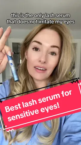 Best eyelash serum for sensitive eyes! No more redness!👁️@terezandhonor #lashserum #eyelshes #eyelashserum #beautyover40 #terezandhonor #sensitiveeyes #tiktokshopmusthaves 
