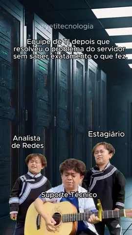 Quando a equipe de TI salva o servidor e nem sabe como fizeram: é como ganhar na loteria sem ter comprado um bilhete! 😆💻 #yeti #meme #memesti #corporatelife #ti #tecnologiadainformaçao #tecnicodeti #trabalho #empresa #itapira #mogiguacu #mogimirim