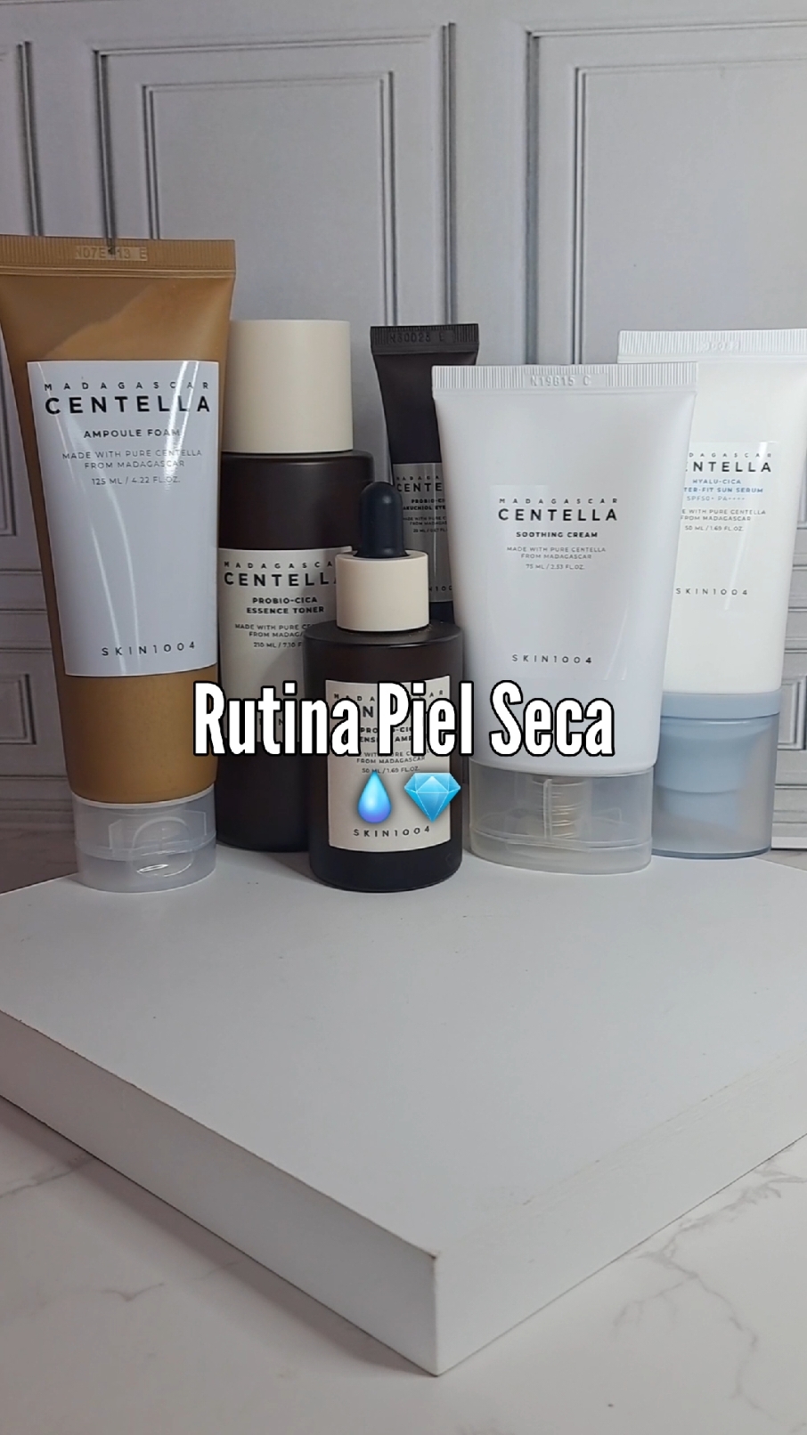 Respuesta a @katymagdalena  Rutina para piel seca  #skincareroutine #skincaretips #skin1004 #centellaasiatica #pielseca   
