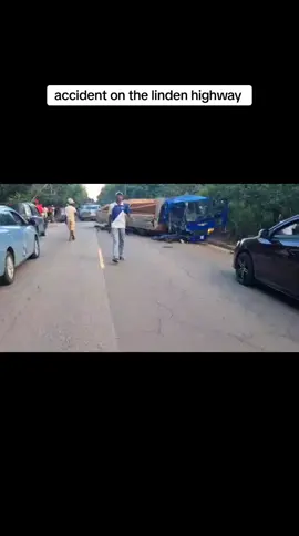 accident on the linden highway today 