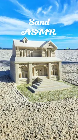 Volume up!  #sandasmr #asmr #beachasmr #sand #sandcastle #sandsculpture #tutorial #howto #DIY #satisfying #sandart #beach #architecture 