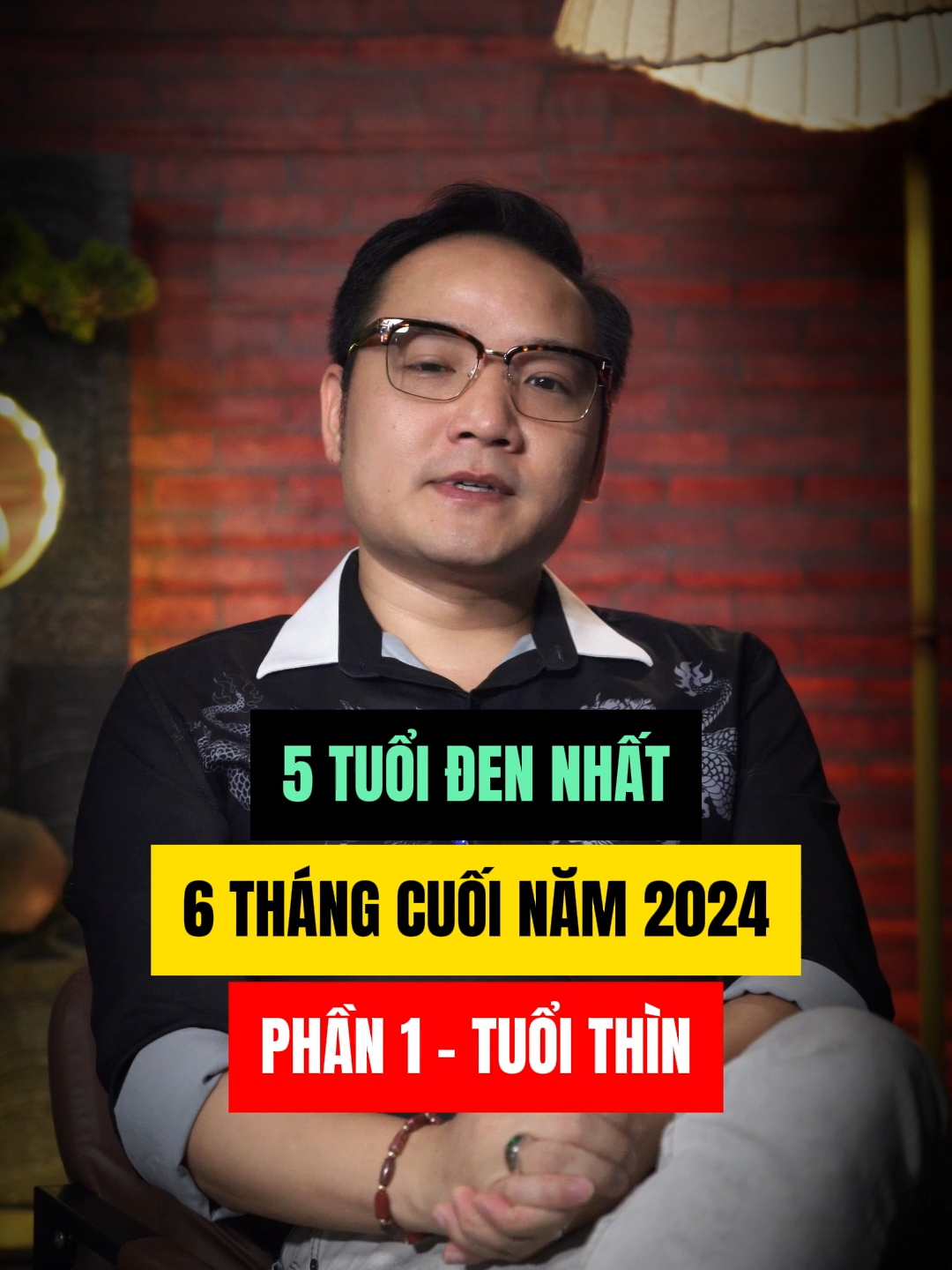 5 TUỔI ĐEN NHẤT 6 THÁNG CUỐI NĂM 2024 -PHẦN 1- TUỔI THÌN @phongthuyphunggia @master_hungnguyen #phongthuyphunggia #phunggia #tuoithin #thin