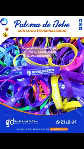 #pulseras de Jebe con logo personalizado# merchandising#impresión digital# impresión uv 