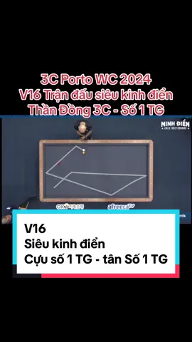 V16 quyết tấm đòi lại vị trí số 1 TG của CHO nhỏ #billiard #billiards #bida #3C #3cushion #fyp #fybシ #porto #chomyungwoo #vodich #xuhuong 