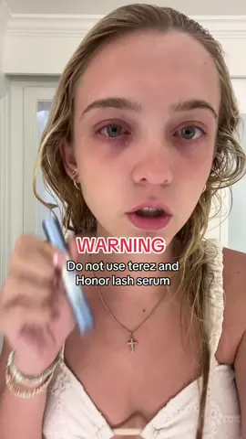 Im 18 tiktok its a bathing suit… seeiously be careful idk if this is just me though #terezandhonoreyelashserum #eyelashserumreview 