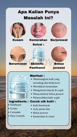 Moisturizer panthenol skintific #moisturizer #moisturizerskintific #moisturizerviral #skintific #wibgajian 