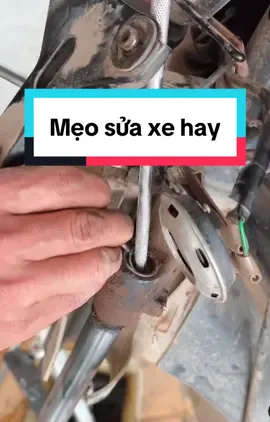 Mẹo tháo phe ty thụt nhanh#chiase#xuhuong#meohay#LearnOnTikTok#suaxemay  