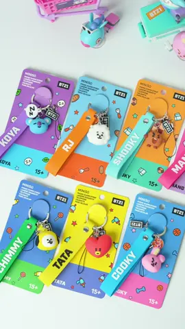 Aksesoris gemesh untuk HP kamu! 👀💕  pakai Key Chain BT21 with Miniso pasti jadi pusat perhatian! 🪐✨  #MINISO #BT21 #UNIVERSTAR #KOYA #RJ #SHOOKY #MANG #CHIMMY #TATA #COOKY #MINISOINDO 