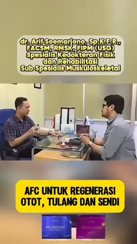 apa kata pakanya tentang fungsi dari #AFC AFC baik untuk  #kesehatan #otot #tulang #sendi.
