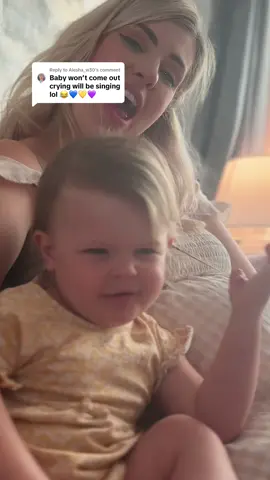 Replying to @Alesha_w30 music is definitely a big part in this house. Elsie loves all genres. 😂 #pleasepleaseplease #sabrina #singing 