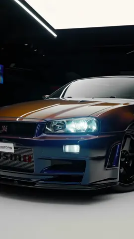 Nissan GT-R 34 V-Spec II Nismo Clubman Race Spec R2 🤯 Finished in Midnight Purple III Nismo R2 Engine Built in Omori Factory What do you think of this GT-R? 😍  #nissan #nissanskyline #jdm #jdmcars #cardealership #dubaicars