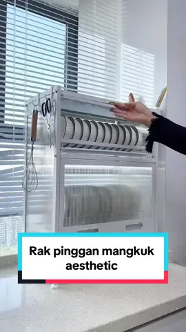 Ya ampun cantik kukuh padu rak pinggan mangkuk macam ni 😍😍  #dishdrainer #rakpingganmangkuk #rakpingganmurah #dishdrainerkitchen #dishdrainerwithcover #dishdrainertiktokshop   #KitchenHacks #kitchengadgets #kitchenware 