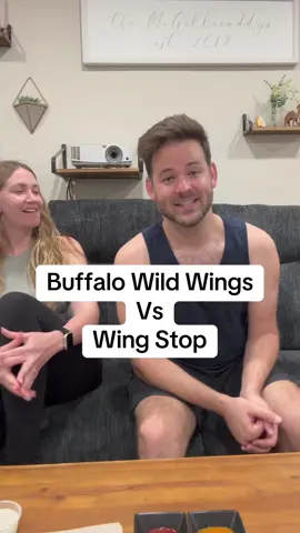 Buffalo wild wings versus Wingstop taste test! Is BWW worth the extra money or is Wing Stop just as good? ##tastetest##tiktokgame##buffalowildwings##wingstop##game@@Sean Patrick@@Kellie McGillicuddy