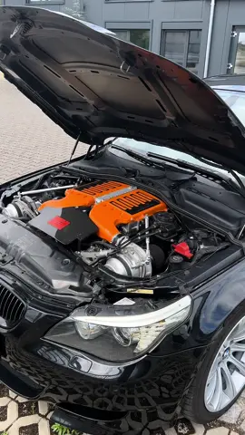 Der 1000 PS infinitas M5 E60 ist fertig 😍 #fyp #cartok #carsoftiktok #1000ps #m5 #m5e60 #v10 #1000psv10 #bikompressor #weltrekord 