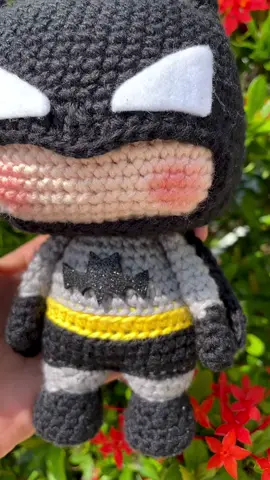 Batman Amigurumi estilo FUNKO 🦋🦋 #amigurumi #crochetbatman #batmanfunkopop #amigurumibatman 