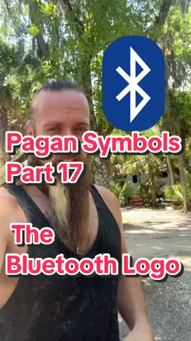 The Bluetooth logo has pagan roots! 🔥 I love this one! So many people see and use this DAILY without knowing what it is! I was the same way until I started looking into how much the runes and history plays a part in our day to day!  Vikings are EPIC 🔥👍 #bluetooth #haroldbluetooth #vikings #paganism #pagans #pagantok 