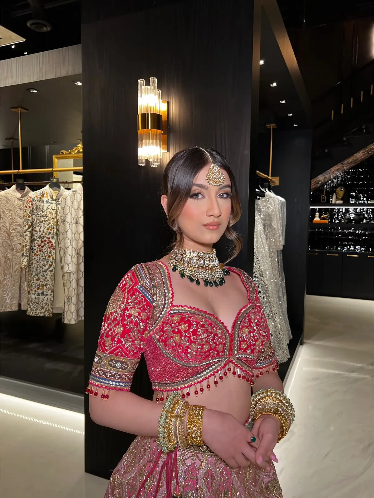 OKAY here’s my looks from the #ambaniwedding stop blowing up my phone & asking me now…my gosh !!! 😮‍💨🌺♥️🪷✨ @Sunnysbridal  #fyp #trending #ambani #wedding #weddinglook #indianwedding #tarunadhillon #sarcasm 