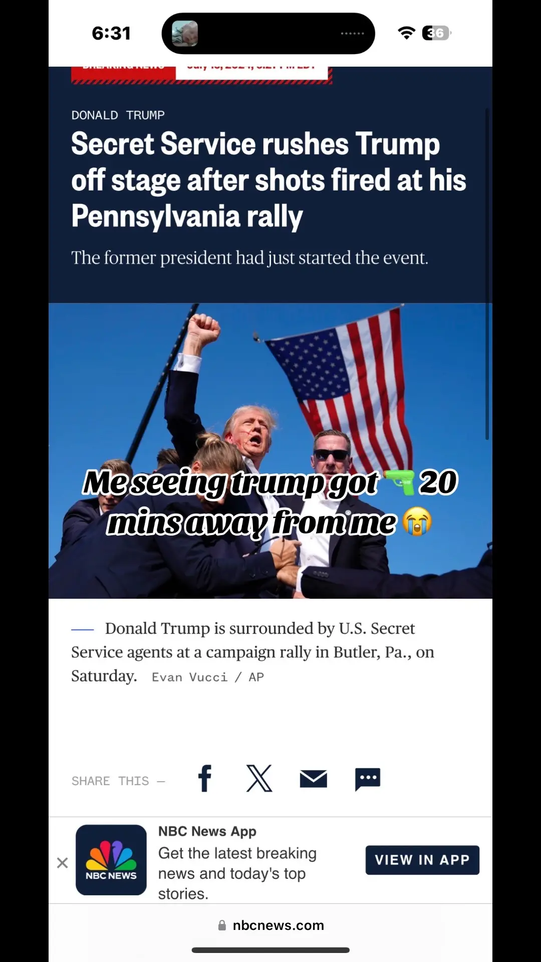 #fyp #trumprally #pa #butlerpa 