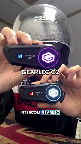 Intercom Gearlec C2, bisa sharing musik sambil ngobrol #intercom #intercomhelm #gearlecc2 #headsethelm #headsethelmbluetooth #interkomhelm #wibgajian #belilokal 