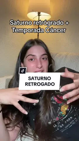 Mañana 15 de julio vamos a sentir la energia de Saturno retrogrado dandónos bien duro #retrograde #astrologia #saturno #cancer♋️ #witch #witchtok #witchesoftiktok #eidawitch #espiritualidad #astrology 