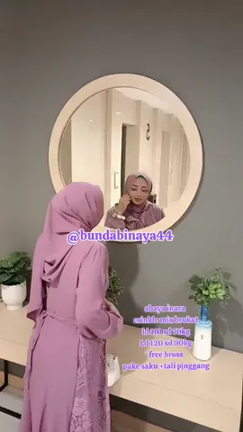 Masyaalloh secakep dan seadem ini cuma 80 ribuan aja bund...bisa buat kondangan bund...#dresswisuda #dressbrukat #gamisseragaman #dresskondangan 