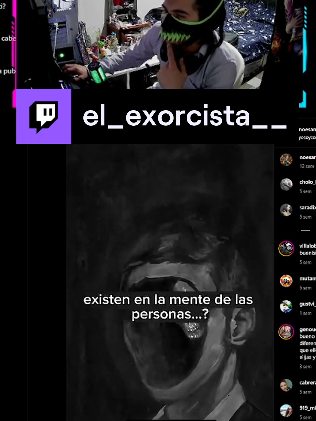 HAY 1000 VERSIONES DIFERENTES DE TI😨 | el_exorcista__ en #Twitch