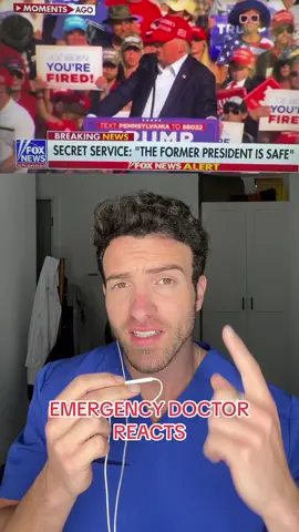 My explanation as an ER doctor on the #Trump incident #Pennsylvania