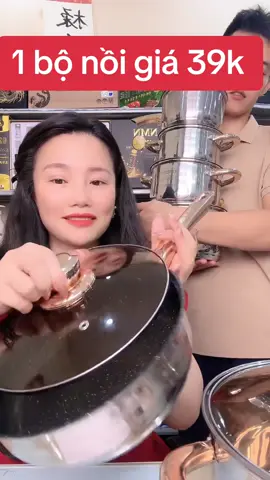 Đại sale 1 bộ nồi giá chỉ 39k cho 20 anh chị nhanh tay chốt đơn ạ #xuhuongtiktok #xuhuong #trendingvideo #treanding #giadung#noi39k@Hồng Linh Shop 1 @Hồng Linh Cosmetic @Hồng Linh @Hồng Linh 4 con ! 