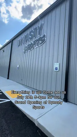 We are so excited to open our Family Sports buisness officially to the public! We look forward to seeing new and familar faces! Come see us and join us July 19th 5-9pm this friday for our Grand Opening at Dynasty sports and join us at our facility for all your needs! From try outs, practice,birthday partys and so much more! Come see us!⚾️🥎 #dynastysports #almostopen #familybuisness #fyp #bertrandfamilybuisness #business #sports #openingsoon ##july19th #GRANDOPENING 